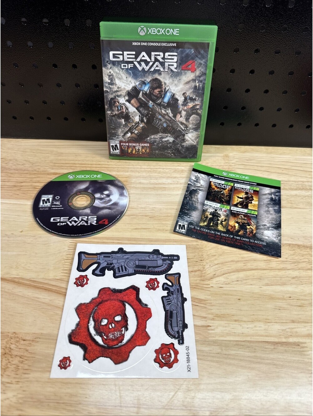 Gears of War 4 (Microsoft Xbox One, 2016) CIB Tested And Working